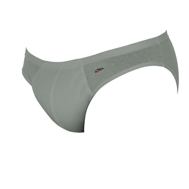 Kit 10 Cuecas Zorba Slip Algodão 791 Mescla - P