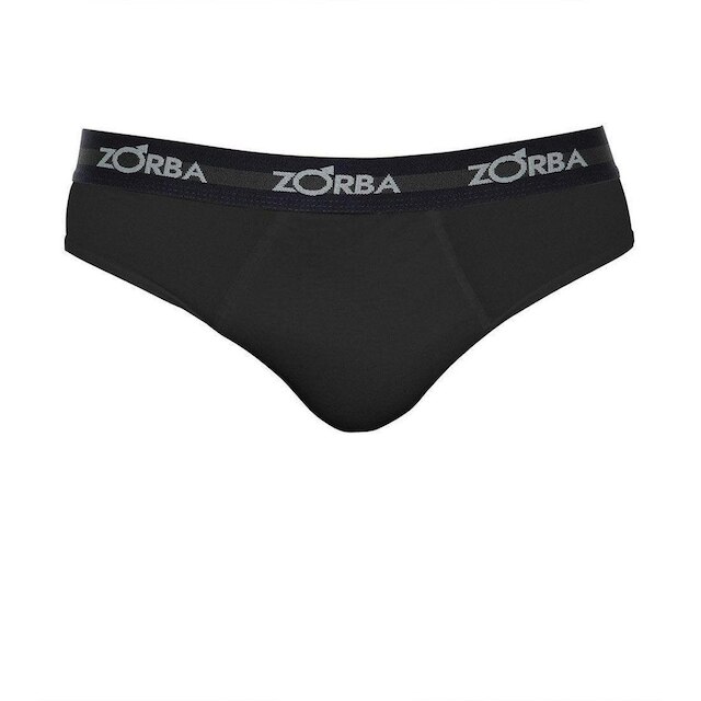 Kit 10 Cuecas Zorba Slip Max Algodão 764 Pto/Mho/Graf/Bco - XGG