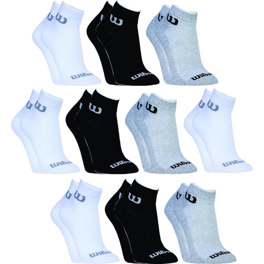 Kit 10 Meias Wilson Cano Curto Adulto