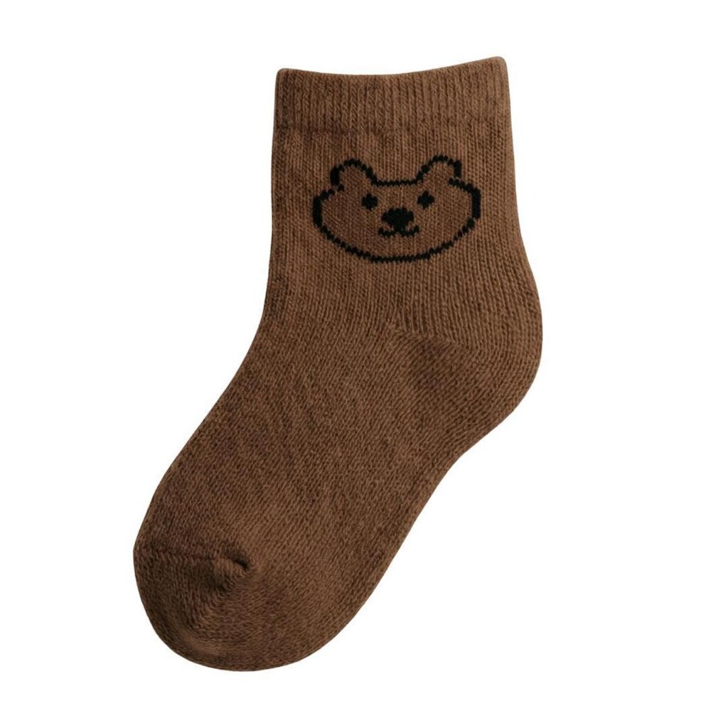 Kit 10 Pares Meias Infantis Urso Bebê Bear Baby Criança Algodão Premium Fofo Confortável