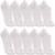 Kit 10 Pares Meias Lupo Cano Curto Baixo Meia Soquete Algodão Masculina Feminina Unissex - Branco