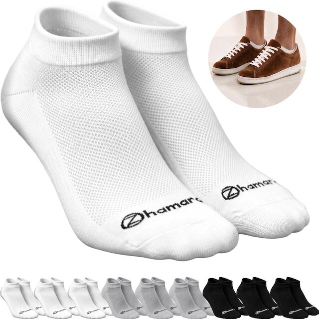 Kit 10 Pares Meias Zhamaro Cano Curto Soquete Baixo Algodão Atoalhada Masculina Feminina Confortável