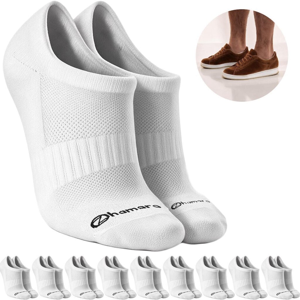 Kit 10 Pares Meias Zhamaro Sapatilha Baixo Soquete Algodão Masculina Feminina Academia