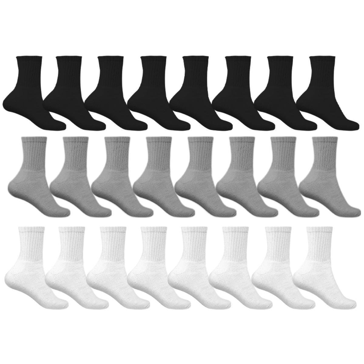 Kit 12 Pares de Meia Fwc Cano Alto Algodão Sport Masculina Menor preço em Kit 12 Pares de Meia Fwc Cano Alto Algodão Sport Masculina