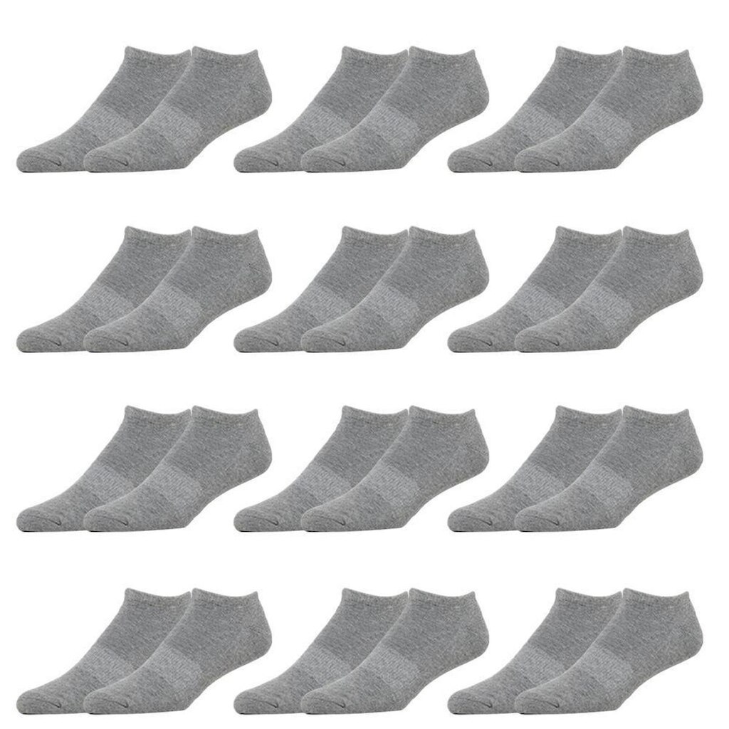 Kit 12 Pares de Meias Masculina Soquete 37/44