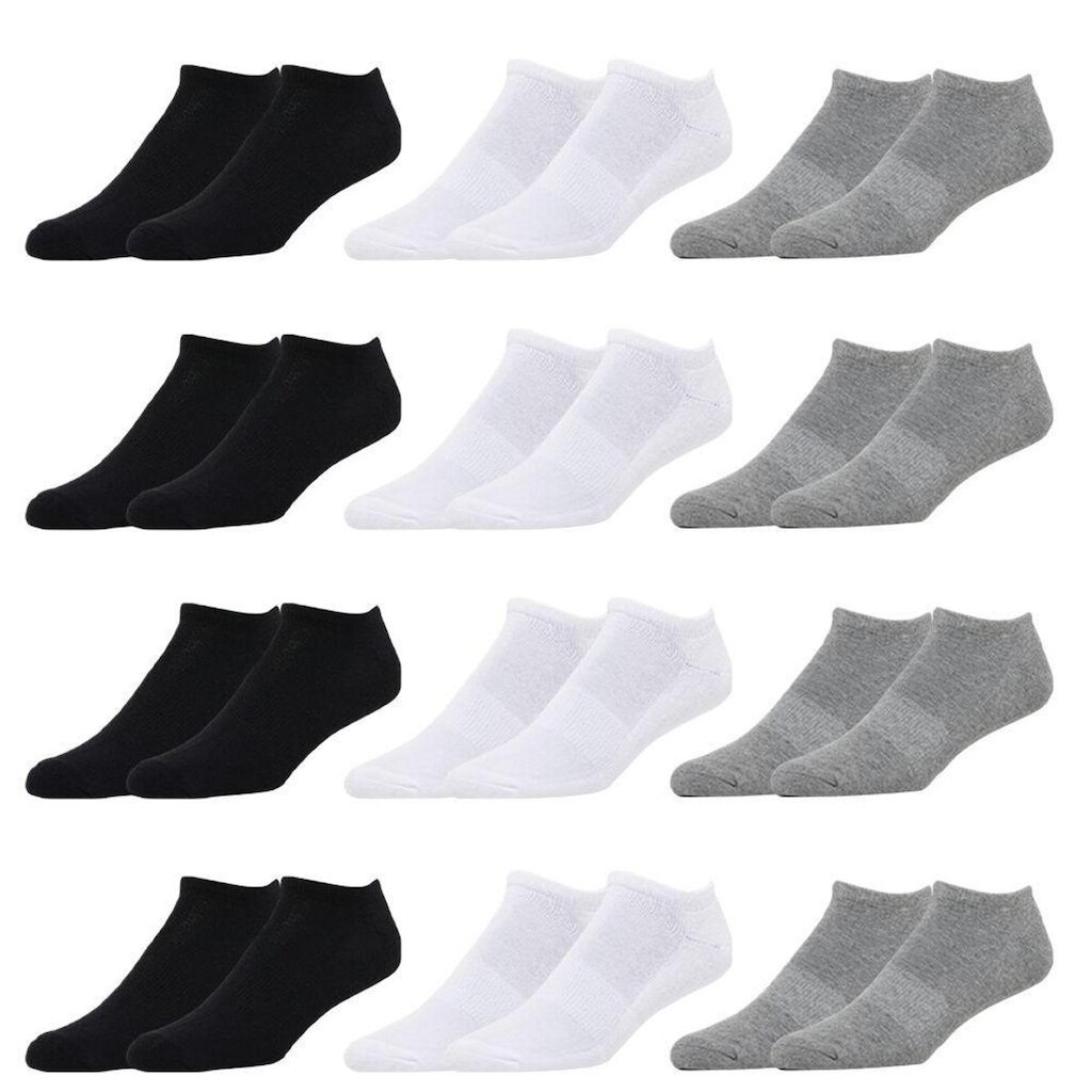 Kit 12 Pares de Meias Masculina Soquete 37/44