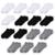 Kit 15 Pares de Meias Soquete Cano Curto Baixo Unissex Masculina Feminina Básica Academia Tênis - Colorido