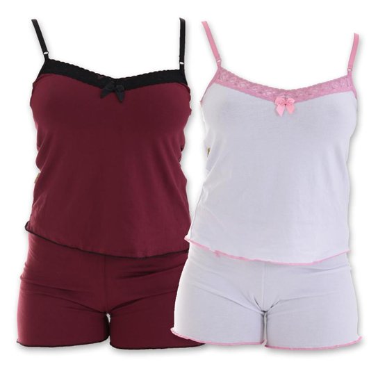 KIT 2 BABY DOLL VIVI FIBRA NATURAL