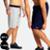 Kit 2 Bermuda Moletom Hammer Short Moletinho Várias Cores Masculina - Cinza+Marinho