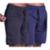 KIT 2 Bermudas Moletinho 2 Bolsos com Ziper Masculina MXD Conceito - Preto+Marinho