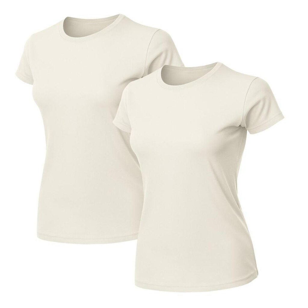 Kit 2 Blusas Feminina Camiseta Lisa Básica Algodão Baby Look