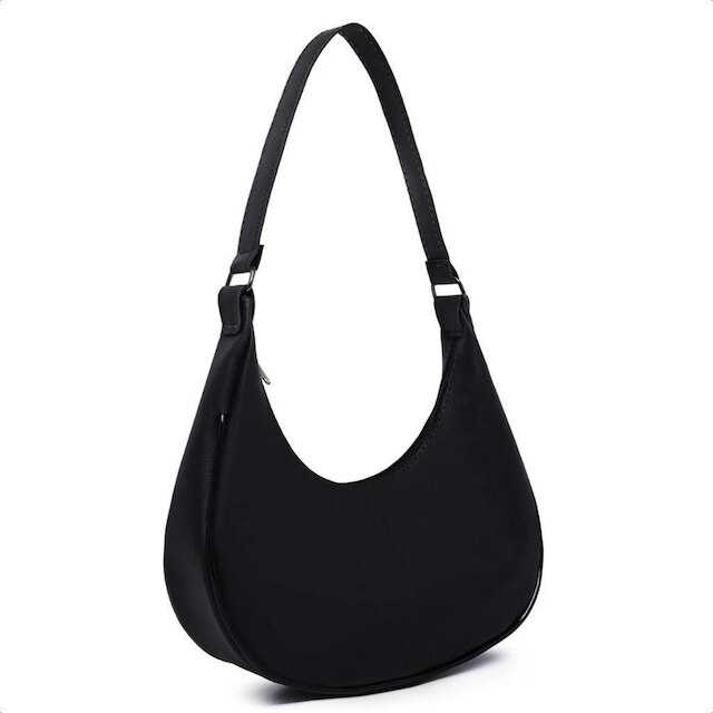 Kit 2 Bolsas Meia Lua Baguete De Ombro Mão Estilosa Elegante Luxo Sofisticada Discreta Festa Balada