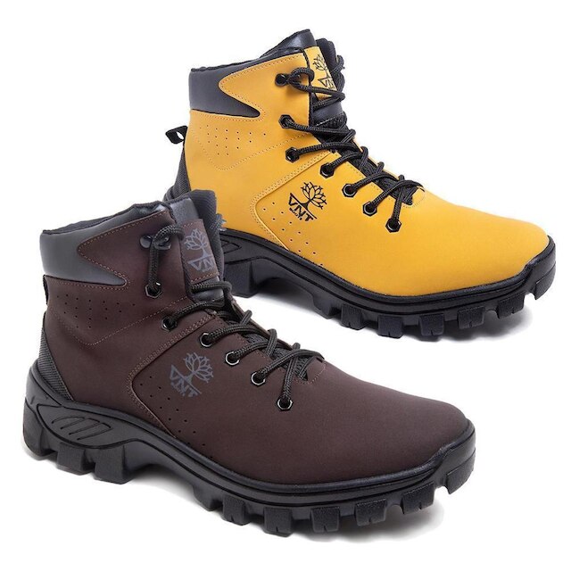 Kit 2 Bota Coturno Adventure Venetto Masculino Confortável