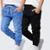 Kit 2 Calça Jogger Infantil Menino Com Punho - Preto