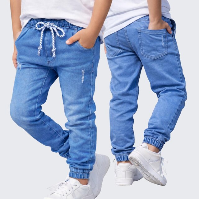 Kit 2 Calça Jogger Infantil Menino Com Punho