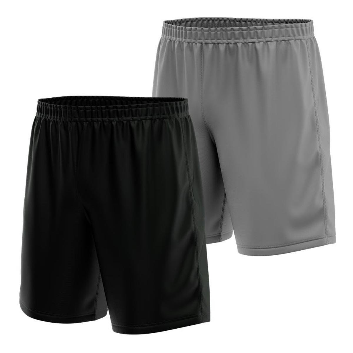 Kit 2 Calção Short Futebol Basquete Vôlei Bermuda Dry Treino Academia Menor preço em Kit 2 Calção Short Futebol Basquete Vôlei Bermuda Dry Treino Academia