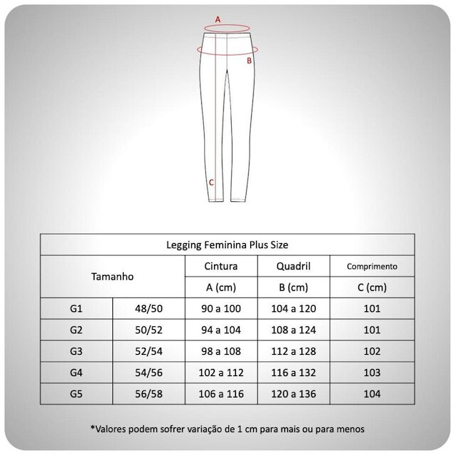 Kit 2 Calças Legging Plus Size Heide Ribeiro Leg Basic Suplex