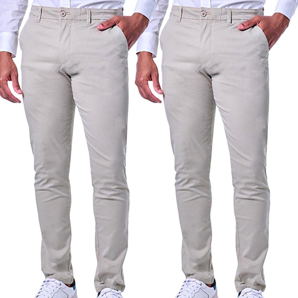Kit 2 Calças Masculinas Chino