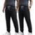 Kit 2 Calças Masculinas Dry Esportiva Treino Academia Com Bolsos Corrida Caminhada Casual Esporte - Preto