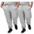 Kit 2 Calças Moletom Plus Size Lisas Academia Treino Até G5 - Cinza