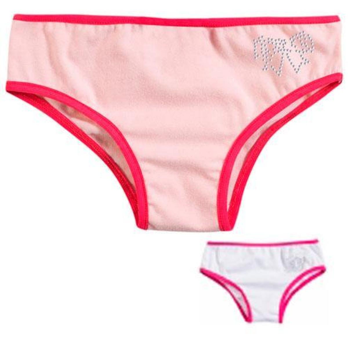 Kit 2 Calcinhas Infantil Menina Kyly - Branco é ruim? Kit 2 Calcinhas Infantil Menina Kyly - Branco é boa?