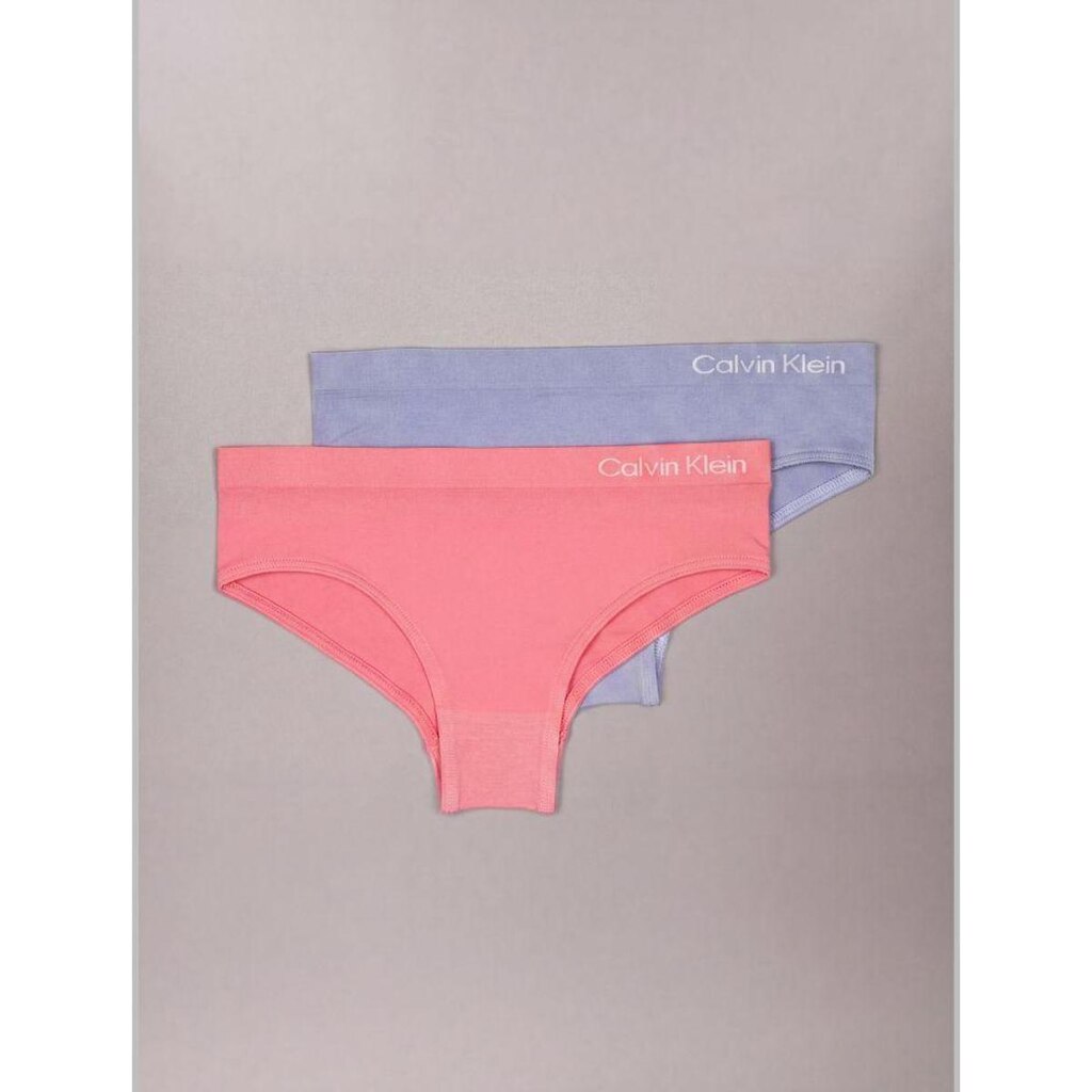 Kit 2 Calcinhas Menina Sem Costura Calvin Klein Underwear - Lilás/Rosa Médio
