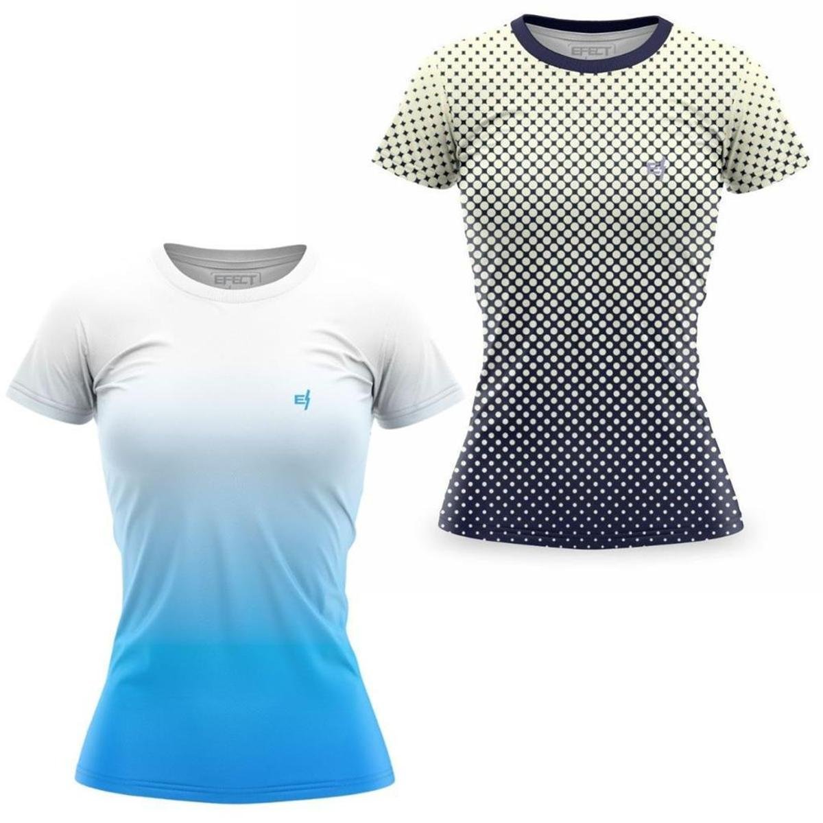 Kit 2 Camisa Camiseta Blusa Feminina Fitness Academia UV Caminhada Musculação Menor preço em Kit 2 Camisa Camiseta Blusa Feminina Fitness Academia UV Caminhada Musculação