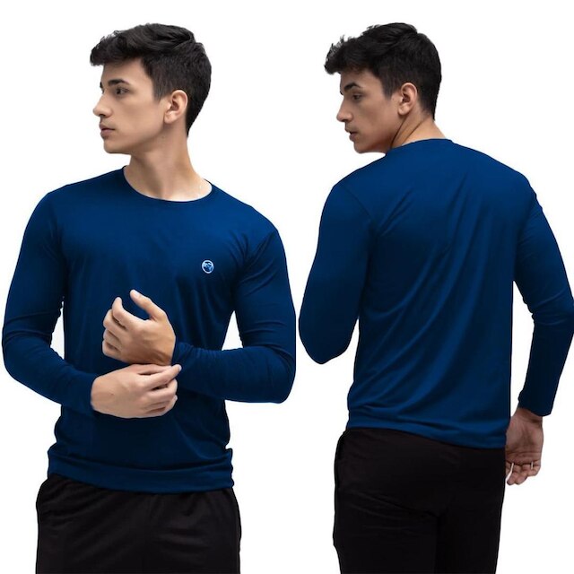 Kit 2 Camisa Térmica Uv50+ Masculina Segunda Pele Proteção Solar