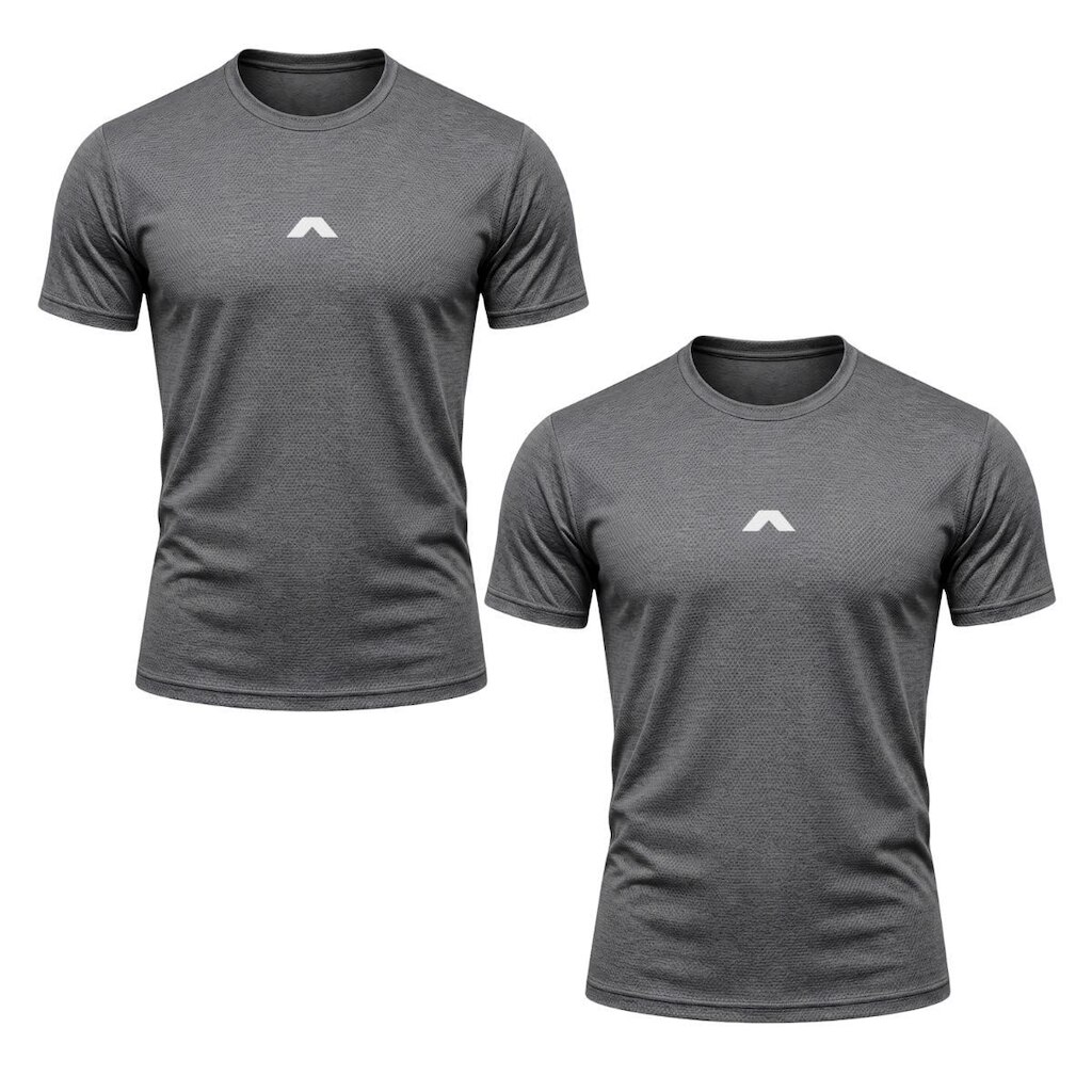 Kit 2 Camisas Dry Masculina Esportiva Dagg Leve Respirável para Treino e Academia