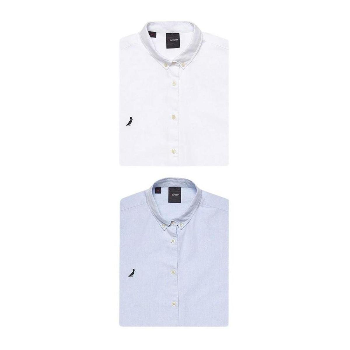 Kit 2 Camisas Oxford Sport Reserva Menor preço em Kit 2 Camisas Oxford Sport Reserva
