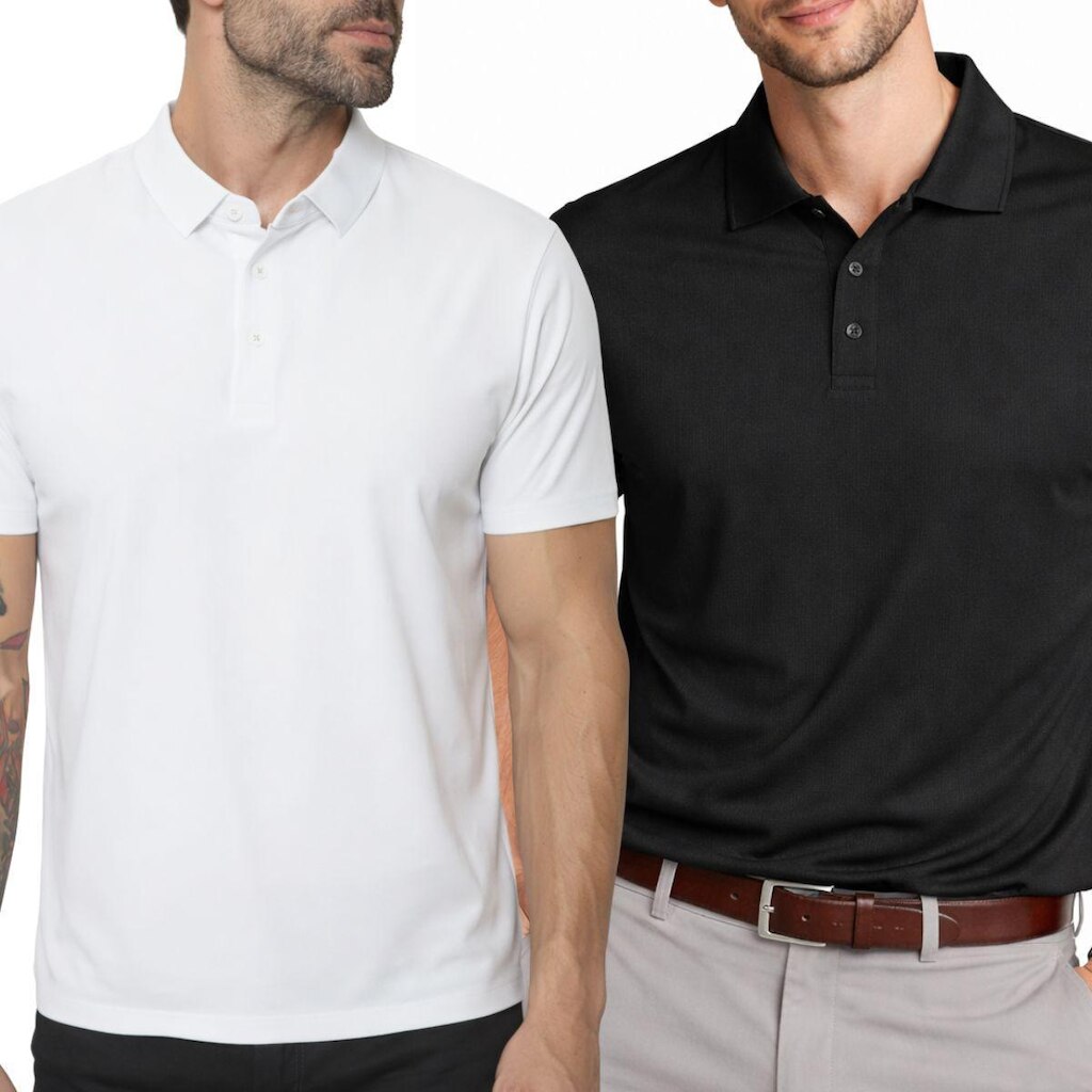 Kit 2 Camisas Polo  Poliamida Premium