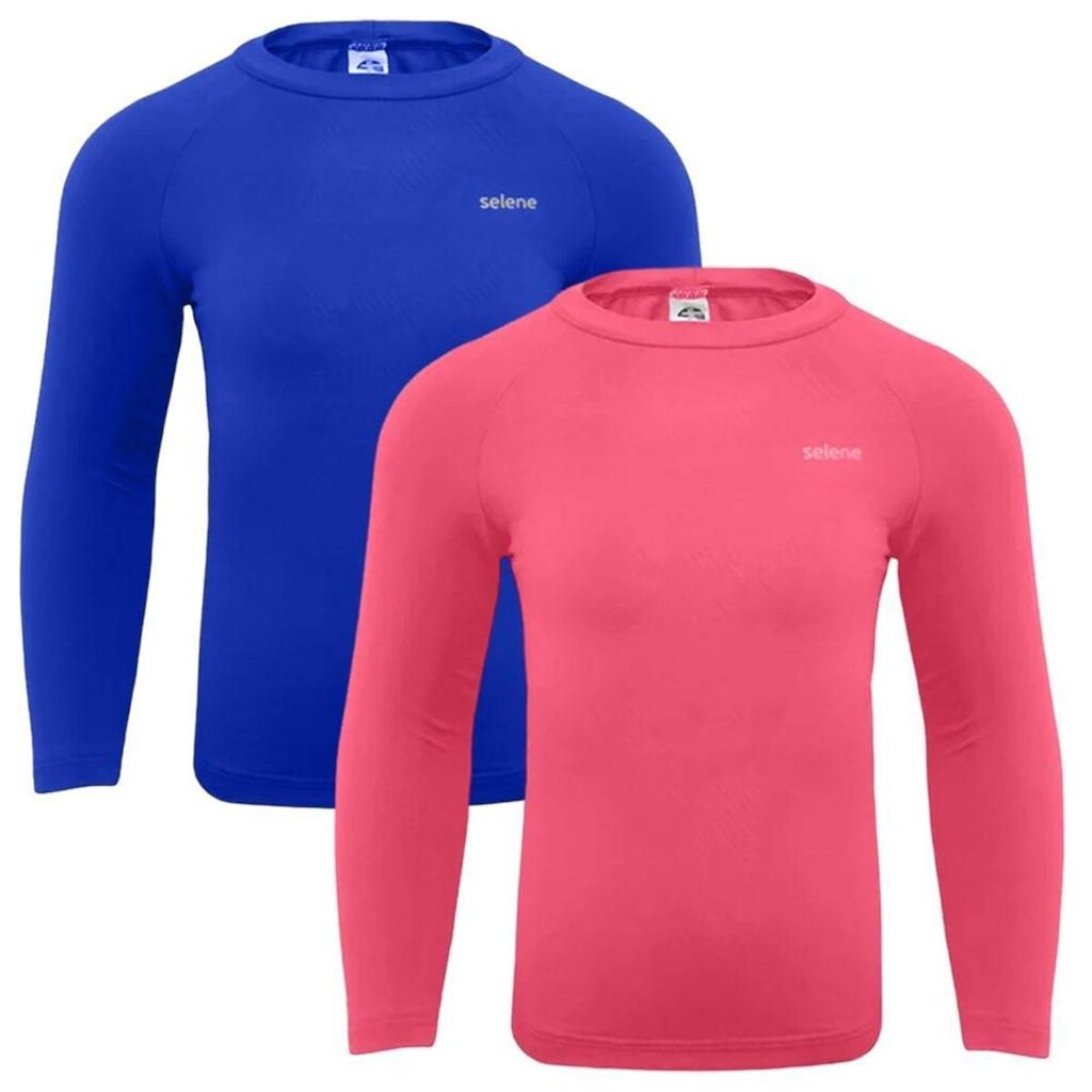 Kit 2 Camisas Térmicas Selene Proteção UV50+ Infa