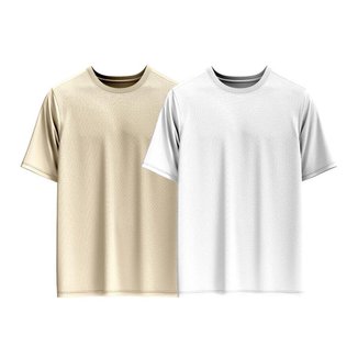 Kit 2 Camiseta Lisa Masculina Camisa Basica 100% Algodão