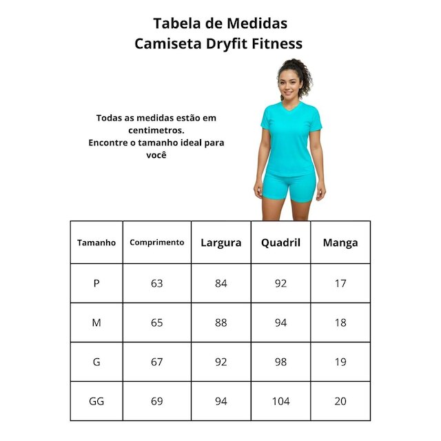 Kit 2 Camiseta Manga Curta Dry Fitness Academia