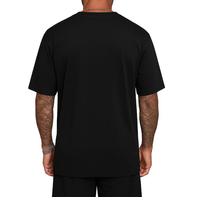 Kit 2 Camiseta Oversized Streetwear Algodão Academia Treino Casual