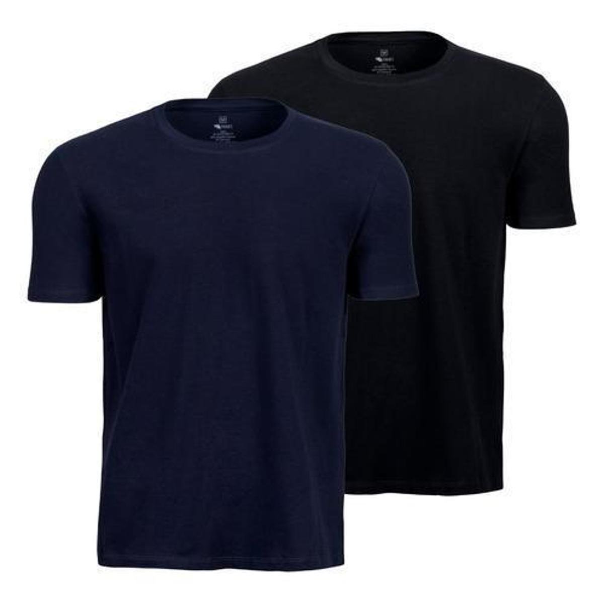 Kit 2 Camisetas Algodão Egípcio Slim Fit Masculina Menor preço em Kit 2 Camisetas Algodão Egípcio Slim Fit Masculina