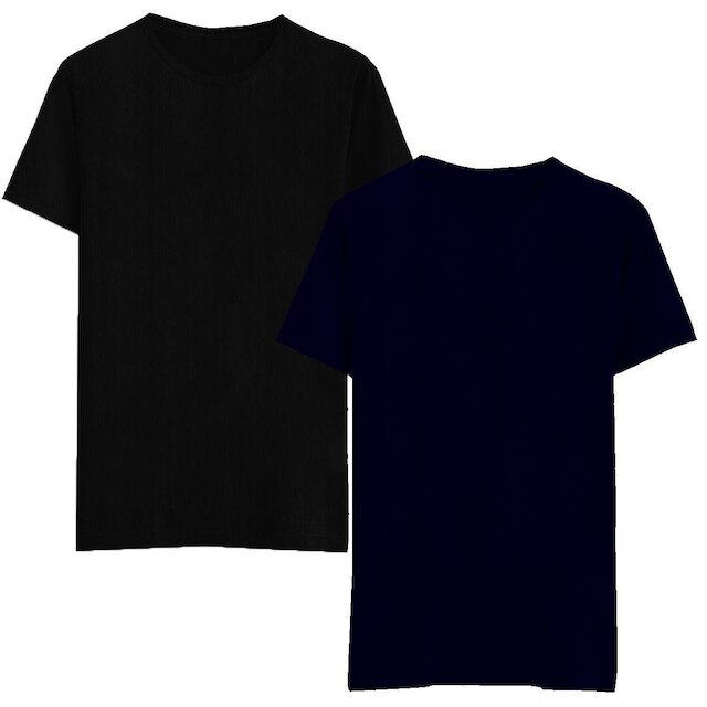 Kit 2 Camisetas Básica Moderna Confortável Masculina Verão