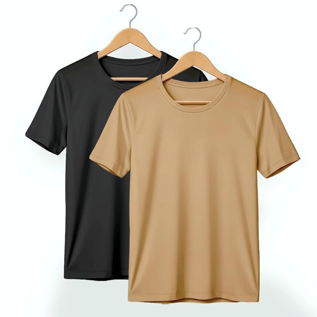 Kit 2 Camisetas Básicas Masculina 100 Algodão Premium Confortável