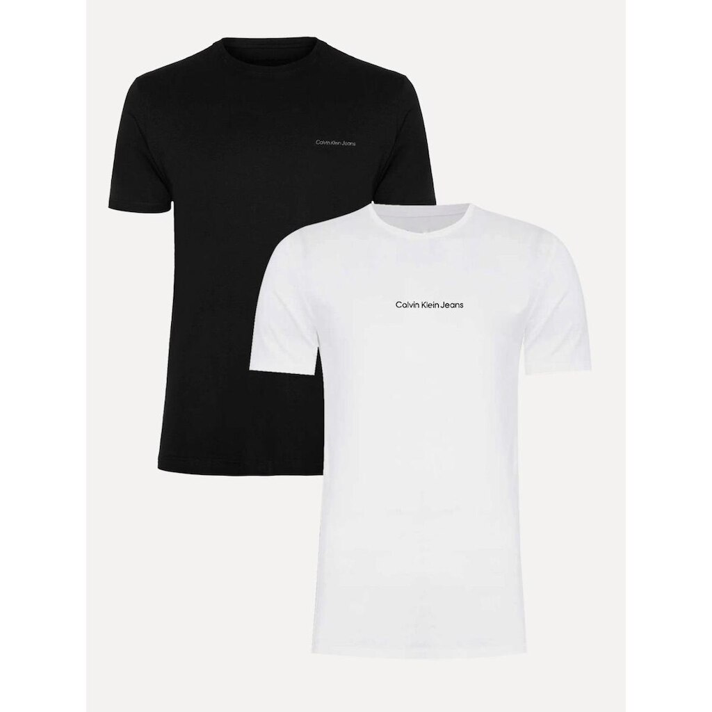 Kit 2 Camisetas Calvin Klein | Small Logo Masculina