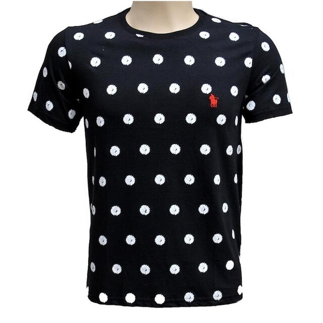 Kit 2 Camisetas Casual Masculina Algodão Bordada Conforto