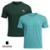 Kit 2 Camisetas Diadora Small Logo Masculina - Azul Turquesa e Verde Escuro XGG - Verde