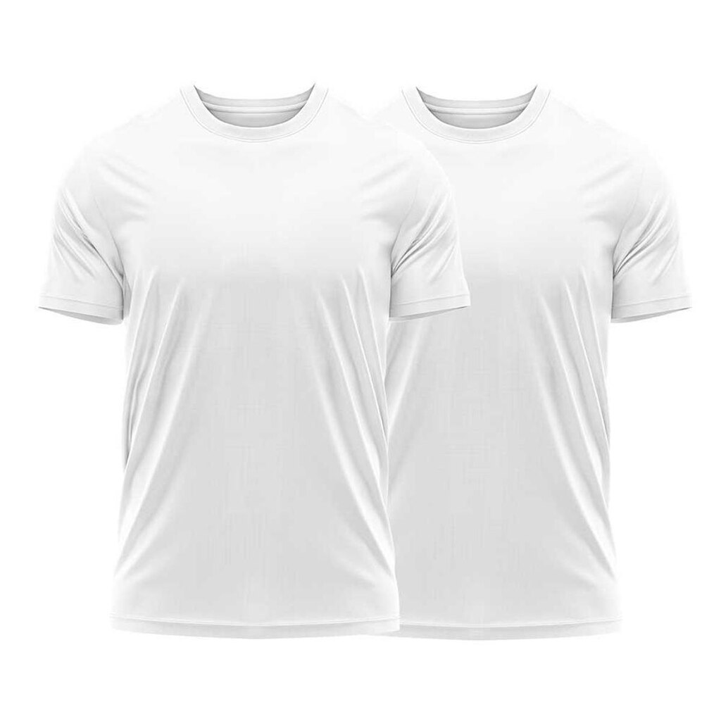 Kit 2 Camisetas Dry Uv Masculina Blusa Camisa Fitness Academia Basica Lisa