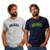 Kit 2 Camisetas Estampada Brasil Masculina Algodão Dtf Camisa Premium Original - Preto