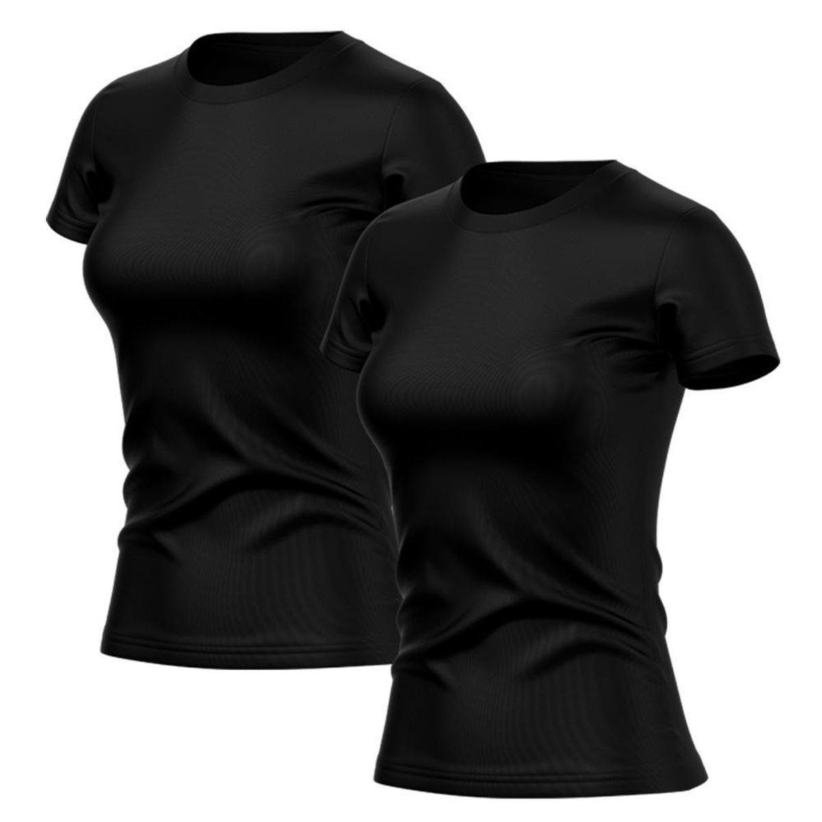 Kit 2 Camisetas Feminina Dry Básica Lisa Proteção Solar UV Térmica Blusa Academia Esporte Camisa é boa?