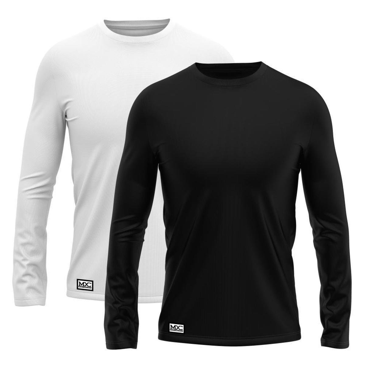 Kit 2 Camisetas Manga Longa MXC BRASIL Lisa Proteção Solar Térmica UV +50 - Preto+Branco é ruim? Kit 2 Camisetas Manga Longa MXC BRASIL Lisa Proteção Solar Térmica UV +50 - Preto+Branco é boa?