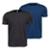 Kit 2 Camisetas Masculina Dry Academia Treino Fitness - Chumbo+Azul