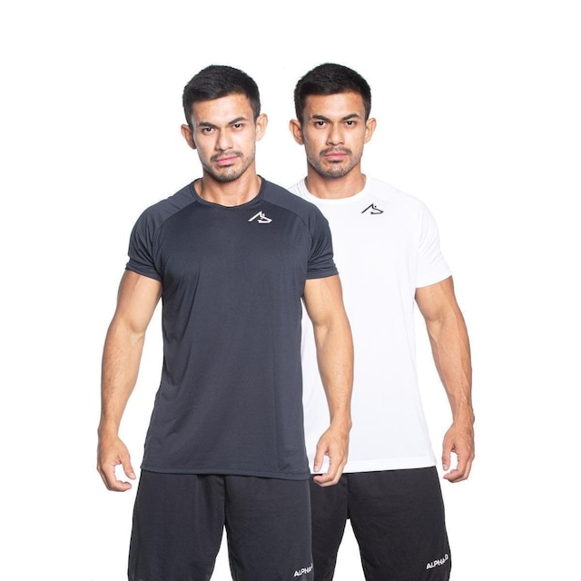 Kit 2 Camisetas Masculina Dry Alpha