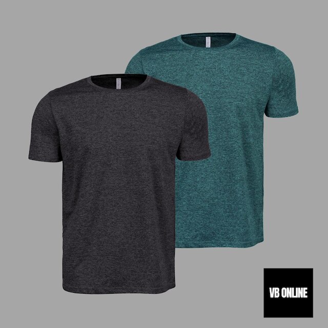 Kit 2 Camisetas Masculina Dry Plus Size Academia Treino Fitness