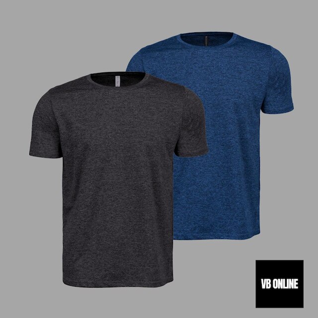 Kit 2 Camisetas Masculina Dry Plus Size Academia Treino Fitness