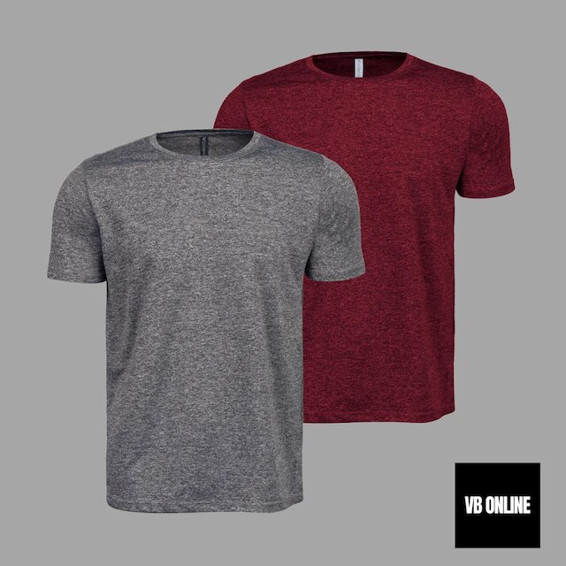 Kit 2 Camisetas Masculina Dry Plus Size Academia Treino Fitness